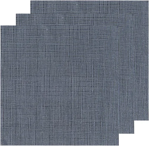 Vista 8 de Restaurantware Luxenap - Servilletas de cena de 2 capas de 15.5 x 15.3 pulgadas, 50 servilletas desechables, sensación de lino con hilos blancos