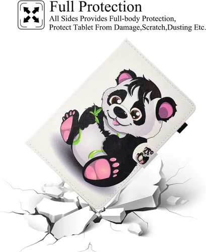 Vista 6 de Funda universal para tablet de 9.0 a 10.5 pulgadas, ranuras para tarjetas para iPad 9.7/iPad 10.2/iPad 10.5/Galaxy Tab 3 10.1/Tab 4 10.1/Tab S3 Oso