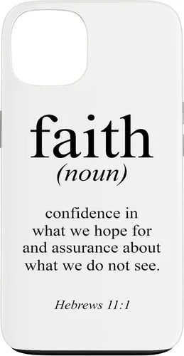 Vista 7 de Religious Jesus Christian Faith Definition Hebrews 11:1 Case for iPhone 17