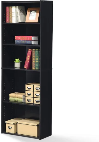 Vista 38 de Furinno LUDER - Estantería de libros, estantería moderna de 2 niveles, estantería abierta de 9 x 16 x 21, para sala de estar, dormitorio, oficina
