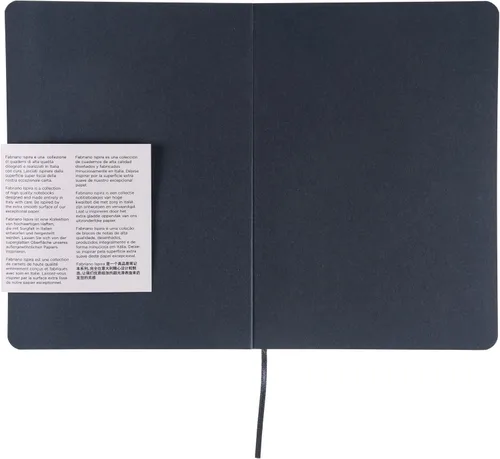 Vista 6 de Fabriano Ispira - Cuaderno de tapa suave, 5.8 x 8.3 pulgadas, A5, forrado, negro