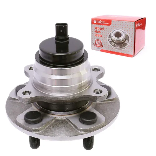Vista 30 de FKG 513253 Conjunto de buje de cojinete de rueda delantera para A3 TT (Quattro), VW Tiguan Passat Jetta Golf CC EOS Beetle, brida de 4 pernos