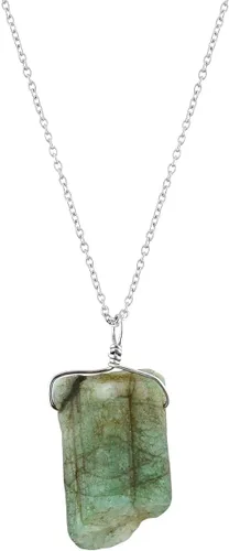 Vista 23 de OdrillionGems Collar de plata de ley 925 para mujer, piedras preciosas