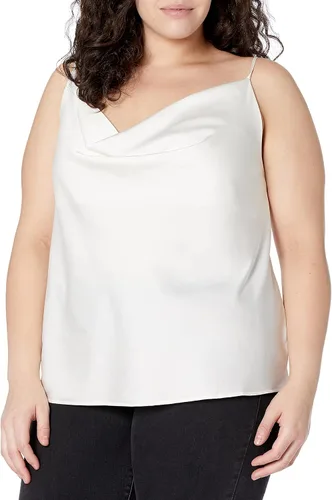 Vista 6 de The Drop Camiseta elástica sedosa con cuello de vaca Christy para mujer