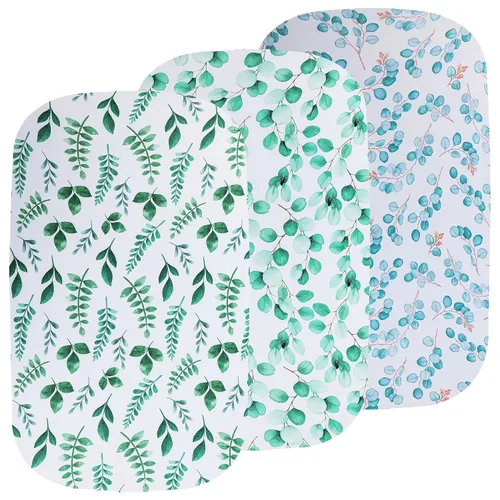 Vista 12 de Onacosht Juego de Sábanas de Moisés de 3 Piezas para Bebé Niño, Sábana Bajera Ajustable de Jersey Punto Suave Elástico Universal para Colchón