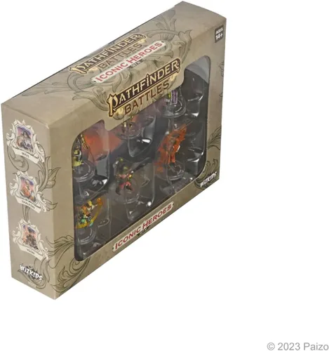 Vista 4 de WizKids Pathfinder Battles: Iconic Heroes XI Boxed Set Miniatures Pintado