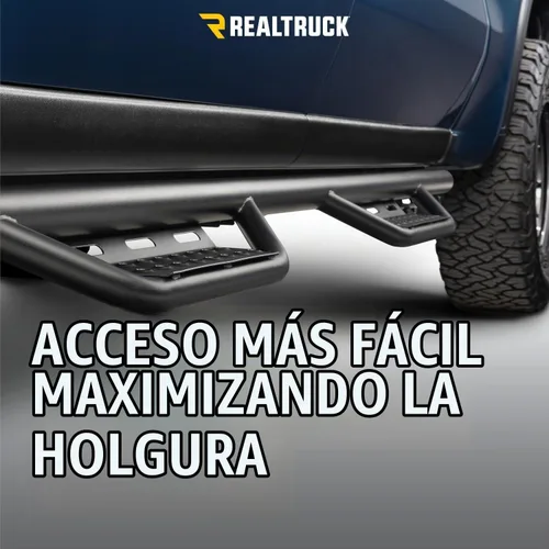 Vista 5 de N-Fab Nerf Steps RS Negro texturizado, de rueda a rueda 710416412 Compatible con Toyota 4Runner 2010-2022