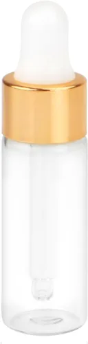 Vista 9 de 15 botellas de cristal con gotero de aceite esencial, mini botella de perfume transparente de 0.0 fl oz/0.1 fl oz/0.1 fl oz, frascos de muestra