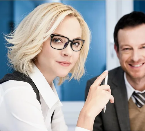 Vista 6 de Paquete de 5 lentes de lectura con bloqueo de luz azul para mujeres, lectores de computadora con bisagra de resorte