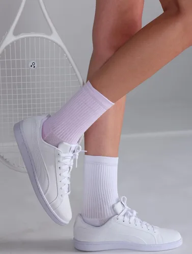 Vista 2 de Calcetines de compresión acolchados para mujer, para senderismo, correr, 3-5 pares