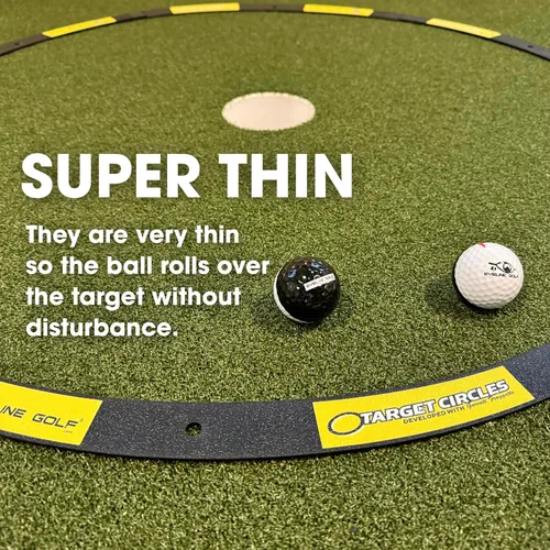 Vista 4 de EyeLine Golf Target Circle as Training Aid – Ideal for Chipping and Pitching – Super Thin with Foldable Configurations. Bright Color Markings Easy
