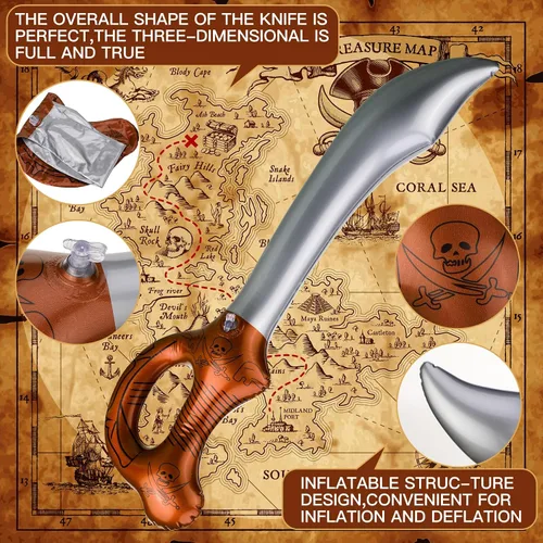 Vista 4 de Juego de 9 piezas de disfraz de pirata para adulto, medieval, renacentista, camisa vikinga, bandana, cinturón y pantalones para Halloween y cosplay