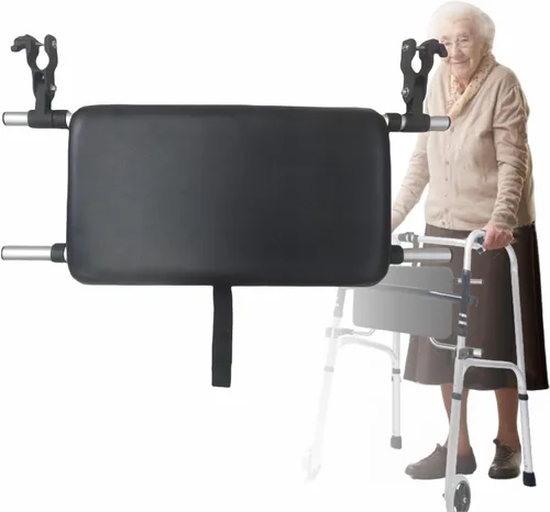 Vista 8 de Asiento plegable para asiento acoplable, capacidad máxima de peso de 250 libras, rango ajustable: 20 a 24 pulgadas (B)