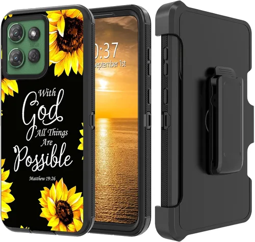 Vista 65 de Funda para Moto G Stylus 5G 2023 con funda de clip para cinturón y soporte, resistente de doble capa, resistente a prueba de golpes, para Motorola