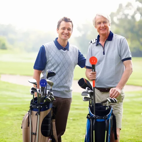 Vista 6 de Entrenador de swing de golf de 48 pulgadas/40 pulgadas, palo de calentamiento para fuerza, flexibilidad, entrenamiento de tempo, ayuda de práctica