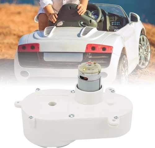 Vista 3 de Caja de engranajes del motor eléctrico 12V 5600RPM Kids 550 ATV Ride On Car Toy Parts Equipo mecánico, 5.512 x 3.150 in