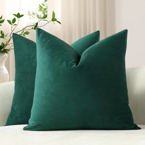 Vista 18 de Funda de almohada para cuerpo de Dezene, súper suave de terciopelo con cierre de cremallera oculto.