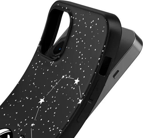 Vista 3 de Compatible con iPhone SE 2022 2020 3. 2. Generación - iPhone 7 - iPhone 8 para Paare, mejor freunde, niedliche Astronauten, Ihre Freundschaft