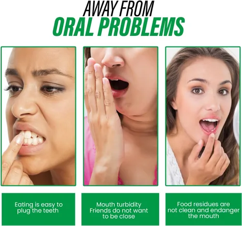 Vista 5 de Púas de hilo dental sin sabor, 50 púas de dientes de viaje, palitos de hilo dental para dientes, automóvil, oficina de trabajo, familia, hotel