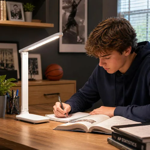 Vista 8 de R RUCKERCO Lámpara de Escritorio LED Lámpara de Escritorio Regulable Luz de Lectura Lámpara de Estudio 3 Modos de Iluminación, Accesorios