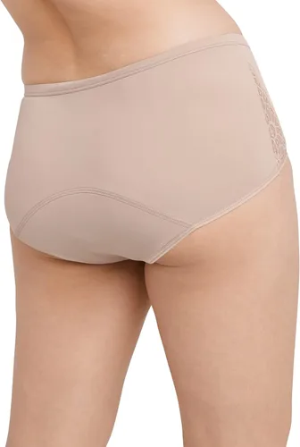 Vista 3 de Maidenform Ropa interior hipster para mujer, absorción moderada, paquete de 3