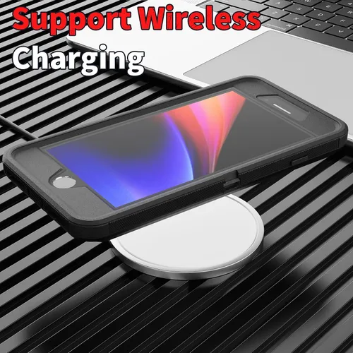 Vista 7 de Co-Goldguard Funda para iPhone 8 Plus Funda para iPhone 7 Plus con Protector de Pantalla [A Prueba de Golpes] [A Prueba de Caídas]