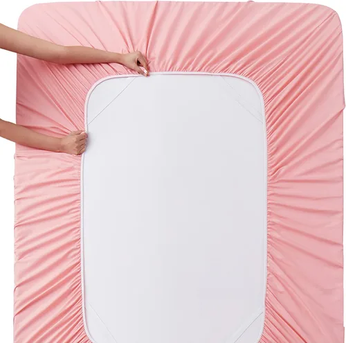 Vista 150 de Manyshofu Juego de sábanas de tamaño individual con bolsillos extra profundos, sábanas y fundas de almohada de 1800 hilos de lujo para hotel, juego