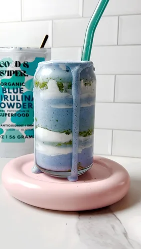 Vista 7 de Polvo de espirulina azul orgánico, paquete a granel de 1 libra, 100% ficocianina, superalimento puro de algas azules, para colorante natural
