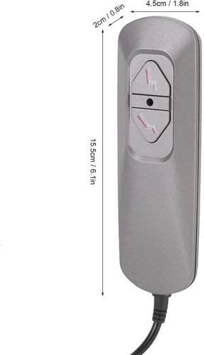 Vista 2 de Yosoo Control manual para elevador de silla, interruptor táctil eléctrico, silla reclinable, sofá, 2 botones, control remoto, interruptor de control
