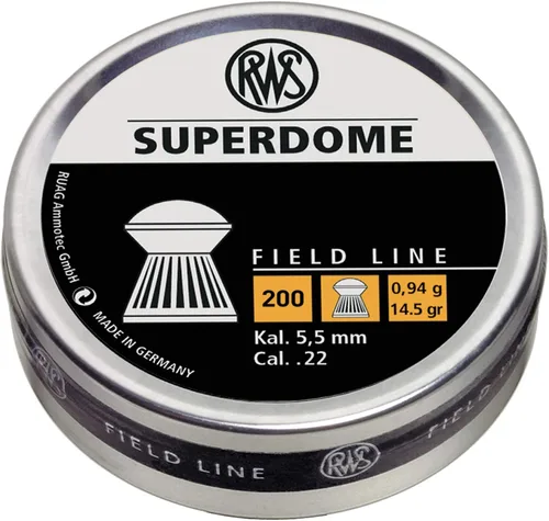 Vista 8 de Umarex RWS Superdome Field Line Pellet Gun Pellets.177 Caliber, 8.3 Grains