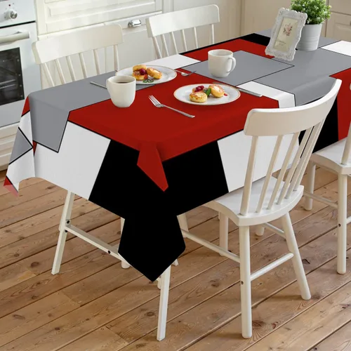 Vista 14 de Mantel rectangular impermeable con hojas de eucalipto de otoño, 52 x 70 pulgadas, mantel otoñal, rústico, girasol, acuarela, botánico, a prueba