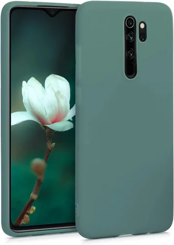 Vista 8 de kwmobile Funda compatible con Xiaomi Redmi Note 8 Pro - Funda protectora de silicona TPU suave y delgada - Negro mate
