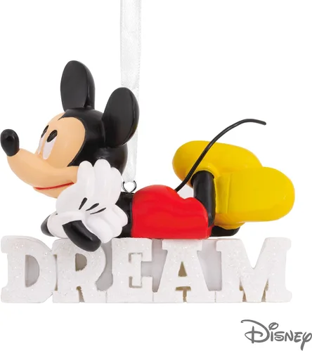 Vista 6 de Hallmark Disney Mickey Mouse Dream - Adorno navideño de resina (0002HCM9029)