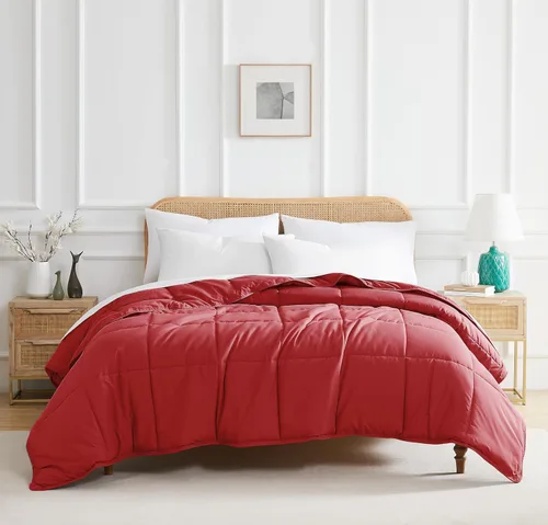 Vista 20 de Edredón ligero Southshore Fine Linens Vilano Springs, Microfibra, Gris Acero, Full/ Queen