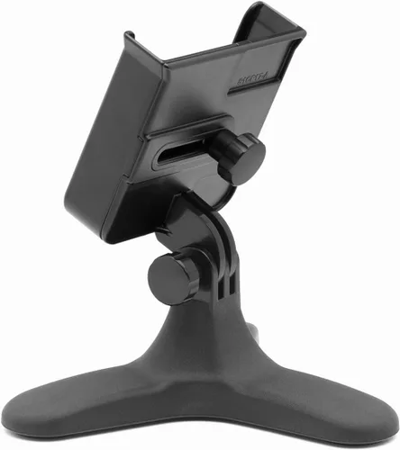 Vista 4 de WeatherTech DeskFone - Soporte universal para teléfono celular de escritorio (perillas metálicas negras)