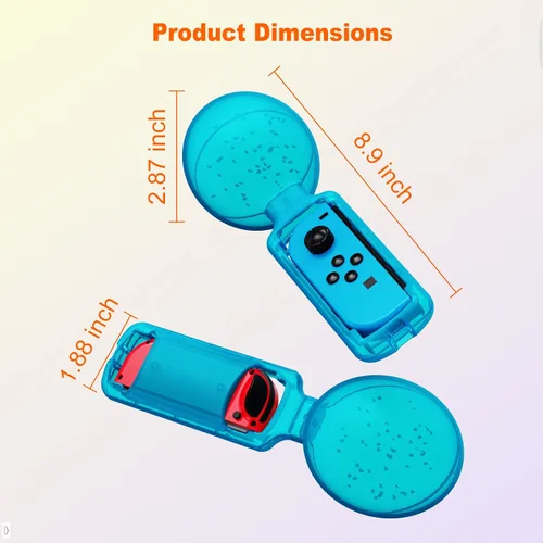 Vista 7 de Switch Joy Con Controller Grips,Uxilep Switch Hand Grips for Samba de Amigo Party Central,Samba Maracas Switch Sports Game Accessories
