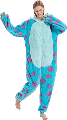 Vista 6 de Sqlszt Snorlax - Pijama unisex de una pieza para adultos, disfraz de animal Eeyore para mujeres y hombres