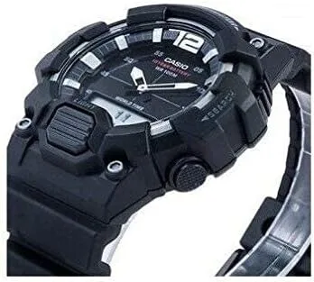 Vista 3 de Casio HDC-700-1A Illuminator Analog Digital Reloj para hombre 100M WR HDC-700 Original, Negro -, Digital
