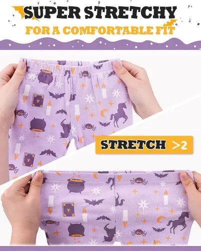 Vista 4 de Pijamas de Navidad para niños y niñas de 18 meses-12 años, ropa de dormir 100% algodón