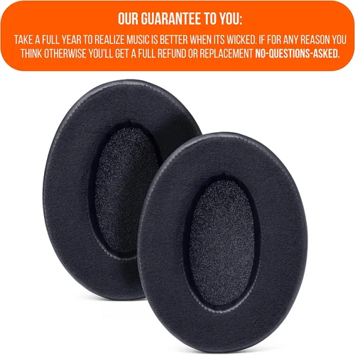 Vista 4 de WC PadZ Velour - Las almohadillas mejoradas definitivas de Wicked Cushions - Compatibles con Audio Technica, HyperX, SteelSeries Arctis y más