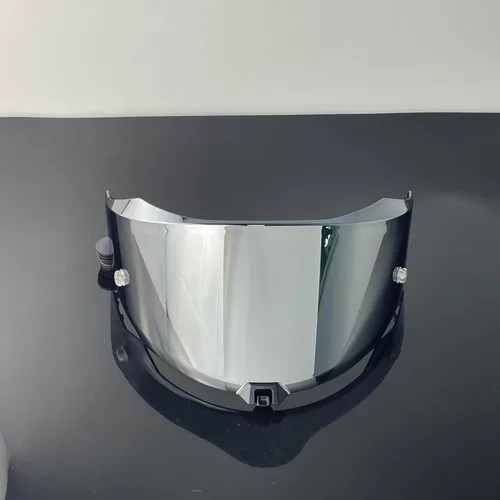 Vista 6 de Escudo para KYT R2R, R2R PRO Visera Casco Moto con protección UV (Plata-Para el día)