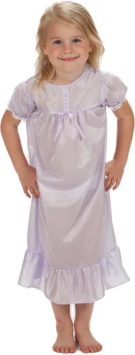 Vista 3 de Laura Dare Conjunto de Peignoir tradicional de manga corta para niñas grandes, (8-14)