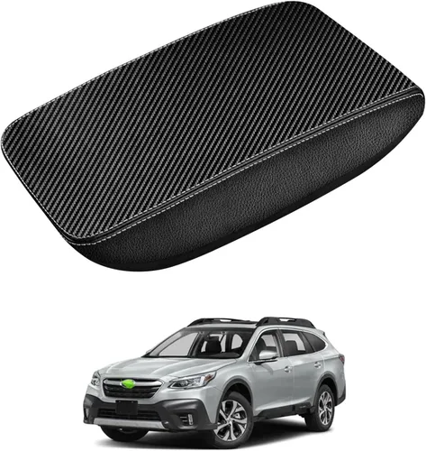 Vista 12 de Autorder Funda de consola central para Hyundai Tucson 2016-2019 2020 2021, accesorios de fibra de carbono, funda impermeable antiarañazos