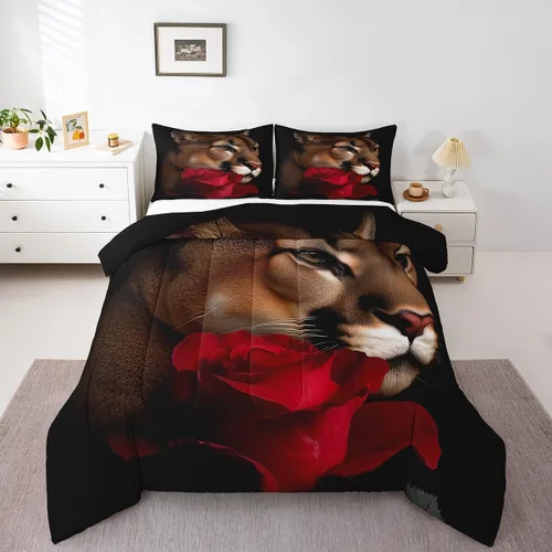 Vista 19 de Juegos de ropa de cama de piel de vaca con patchwork, edredón con estampado de piel de vaca, juego de edredón de animales de granja para niños