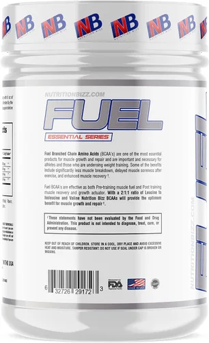 Vista 3 de BCAA en polvo, 0.18 oz de aminoácidos BCAA, bebida de recuperación después del entrenamiento para construcción muscular, recuperación y resistencia