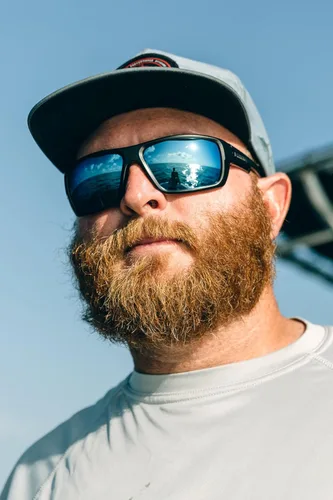 Vista 5 de Hobie - Gafas de sol polarizadas Mojo Float - Gafas de sol de protección UV para exteriores con lentes HydroClean para hombre y mujer Hank Cherry