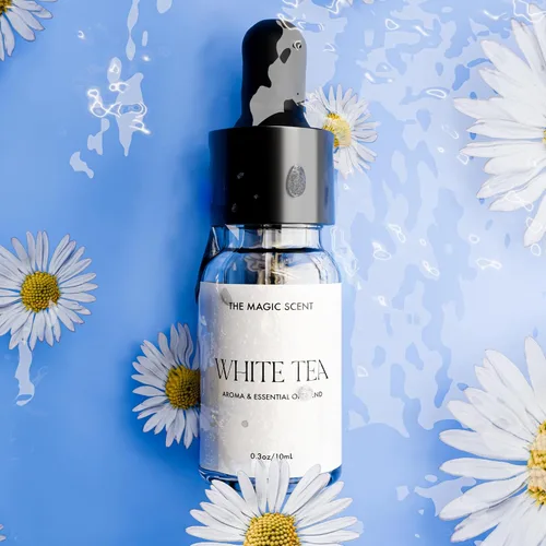Vista 9 de The Magic Scent Aceite difusor de té blanco – Aromas de lujo para hotel y hogar – Difusor de aromas de aceite para el hogar diseñado para su uso