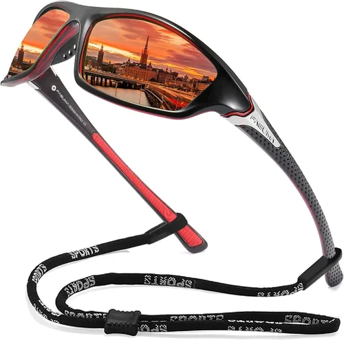Vista 12 de Gafas de sol polarizadas para hombre, ciclismo, conducir, pesca, 100% protección UV Cycling Driving Fishing