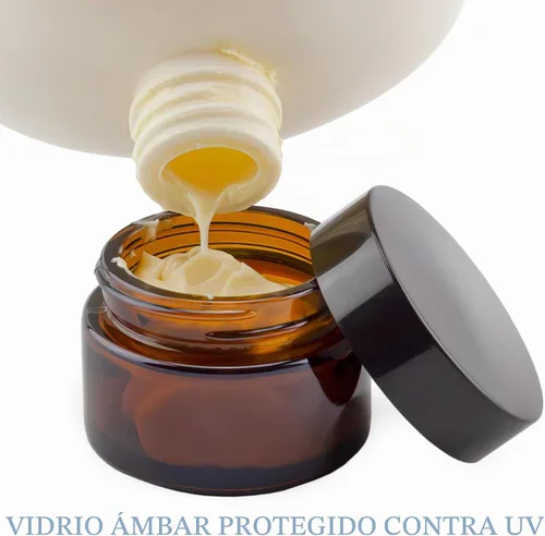 Vista 7 de Cornucopia Brands Tarros rectos de vidrio ámbar de 1, 2 y 4 onzas (paquete combinado, 4 cada uno / 12 en total); grandes recipientes