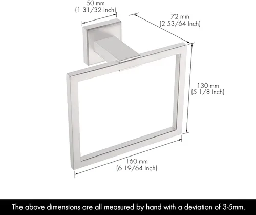 Vista 5 de KES SUS304 Accesorios para baño de montado a la pared de acero inoxidable A24-P, Marrón, A2480-2
